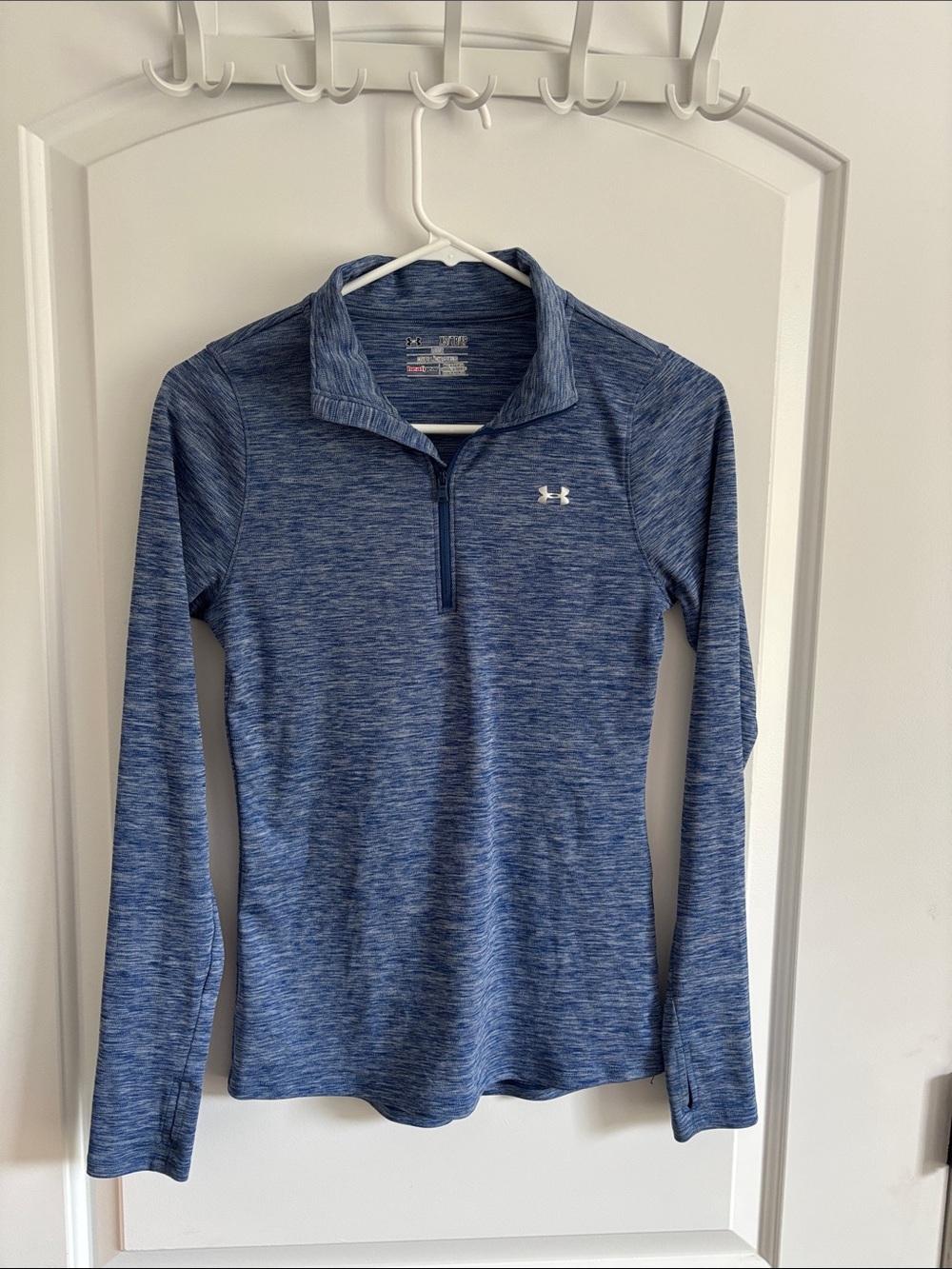 Under Armour Tech Twist 1/2 Zip Women's XS Blue Athletic Pullover